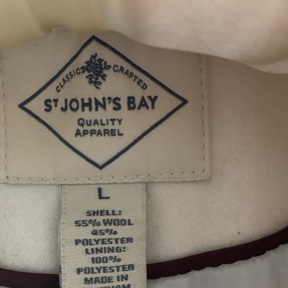 🌷 ST JOHN’S BAY wool blend coat - Picture 5 of 5